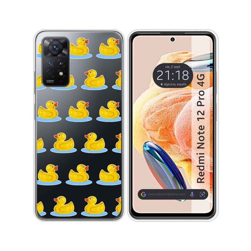 Funda Silicona Gel Tpu Transparente Xiaomi Redmi Note 12 4g con Ofertas en  Carrefour