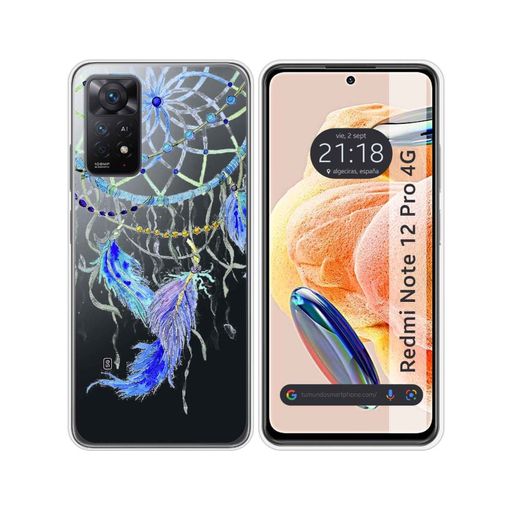 Funda De Gel De Silicona Xiaomi Redmi Note 12 4G Transparente Con