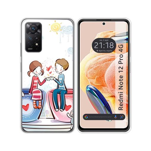 Funda Silicona Líquida Azul Xiaomi Redmi Note 12 Pro 4g Diseño Cerdos  Dibujos con Ofertas en Carrefour