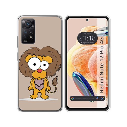 Funda Silicona Xiaomi Redmi Note 12 Pro 4g Diseño Leon Dibujos con Ofertas  en Carrefour