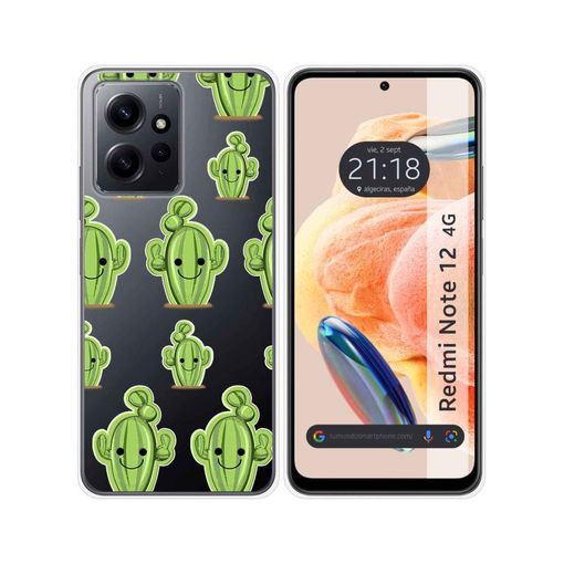 Funda Silicona Gel Tpu Transparente Xiaomi Redmi Note 12 4g con