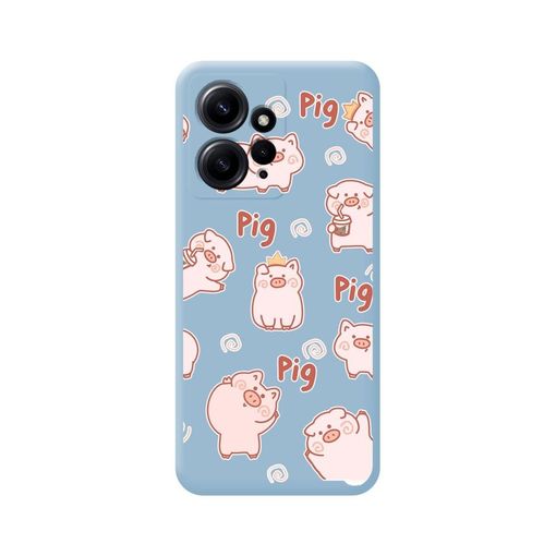 Funda Silicona Líquida Azul Xiaomi Redmi Note 12 Pro 4g Diseño Cerdos  Dibujos con Ofertas en Carrefour