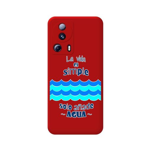 Funda Silicona Líquida Ultra Suave Xiaomi 13 Lite 5g Color Roja con Ofertas  en Carrefour