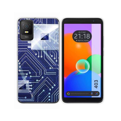 Funda Silicona Tcl 40 Se Diseño Circuito Dibujos con Ofertas en Carrefour