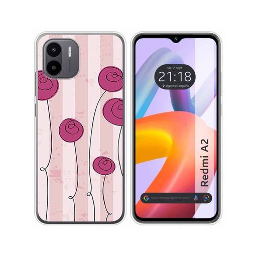 Xiaomi Redmi A2 Funda Gel Tpu Silicona transparente dibujo Acuarela  11