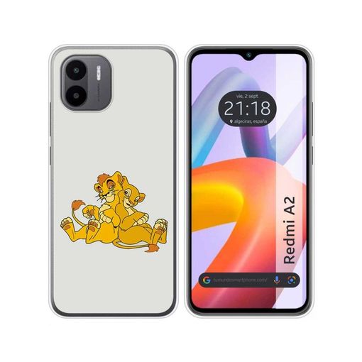 Funda Silicona para Xiaomi Redmi 12C diseño Leones Dibujos