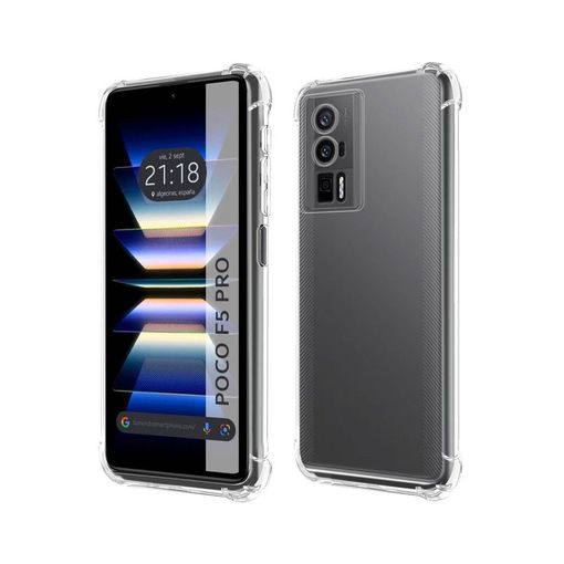 Acrilico Funda Para Xiaomi Poco F5 Pro X5 Carcasa De Silicona A Prueba De  Golpes Transparente Delgad Alegría Market