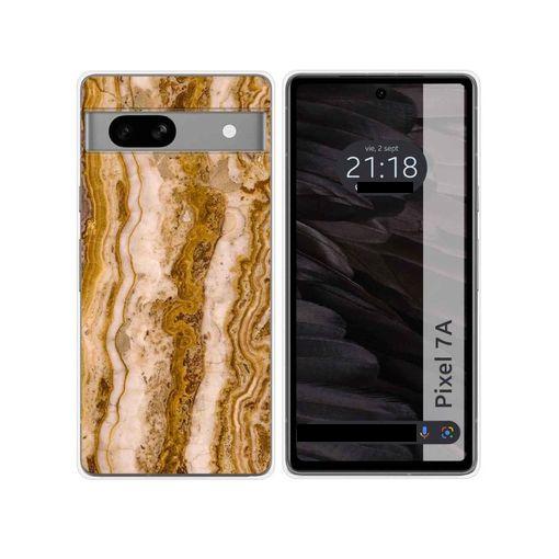 Google Pixel 7 5G Funda Gel Tpu Silicona transparente dibujo Flores  01