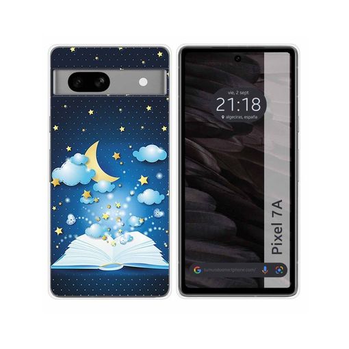 Funda Silicona Para Google Pixel 6a Diseño Cuero 03 Dibujos con