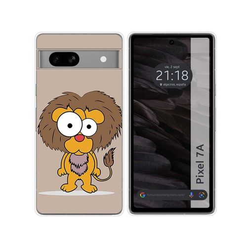 Funda Silicona Para Google Pixel 7a 5g Diseño Leon Dibujos con