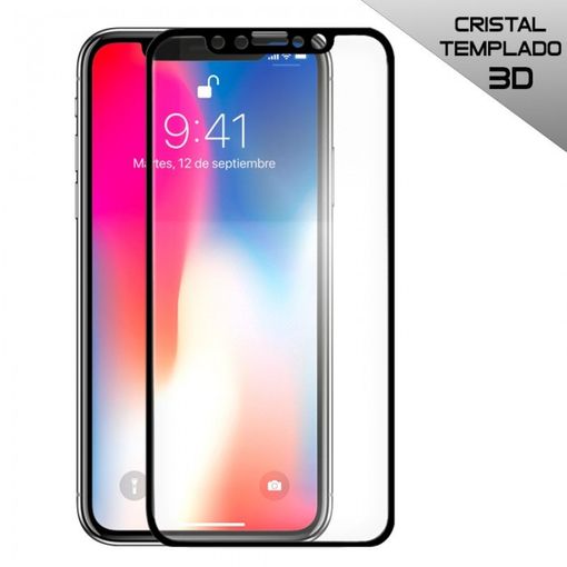 Protector Pantalla Cristal Templado Iphone X / Iphone Xs (full 3d Negro)  con Ofertas en Carrefour