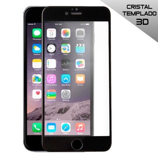 Protector Pantalla Cristal Templado COOL para iPhone 7 / iPhone 8 (FULL 3D  Negro) - Cool Accesorios