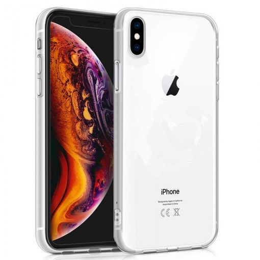 Funda silicona transparente iPhone XS Max