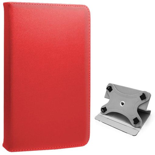 Funda COOL Ebook Tablet 10 Pulgadas Polipiel Giratoria Rojo, Correos Market