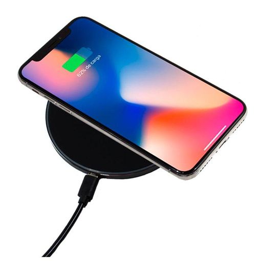 Dock Base Cargador Smartphones Inalámbrico Qi Universal Cool (carga Rápida)  Negro con Ofertas en Carrefour