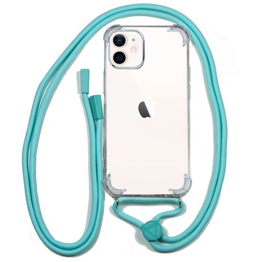 Cool® - Funda Transparente Con Cordon Cuerda 150 Cm Iphone 12 Mini