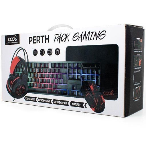 Teclado y Ratón Gaming más Auriculares