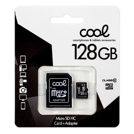 Tarjeta Memoria Micro Sd Con Adaptador X128 Gb Cool (clase 10) con Ofertas  en Carrefour