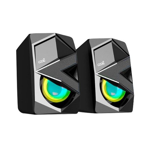 Cool Altavoces Gaming para PC LED USB 13W Negro