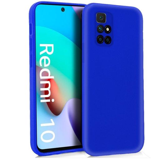 Funda Carcasa Xiaomi Redmi 10 / 10 2022 Silicona Acabado Tacto Suave Azul  con Ofertas en Carrefour