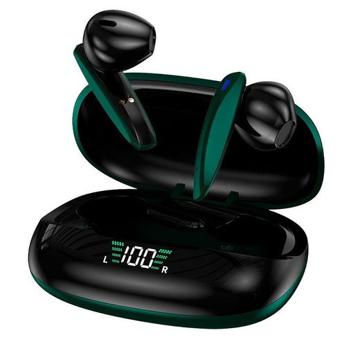 Auriculares inalámbricos INFINITON BE-60 - Negros, Bluetooth 5.0, Cancelación  ruido