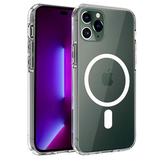 Cool Carcasa Magnética Transparente para iPhone 12 Pro Max