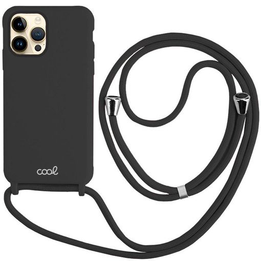 Carcasa Cool Para Iphone 14 Pro Max Cordón Negro con Ofertas en Carrefour