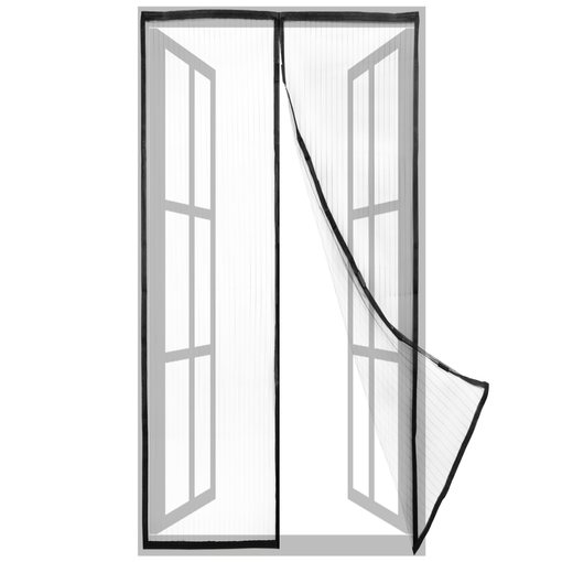 Mosquitera para ventana max 120 x 120 cm magnética PVC flexible blanco