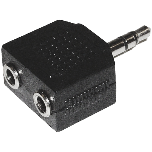 Adaptador de audio estéreo BeMatik duplicador minijack 3.5mm macho