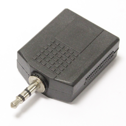 Adaptador audio estéreo TRS jack-6.3mm-macho a minijack-3.5mm