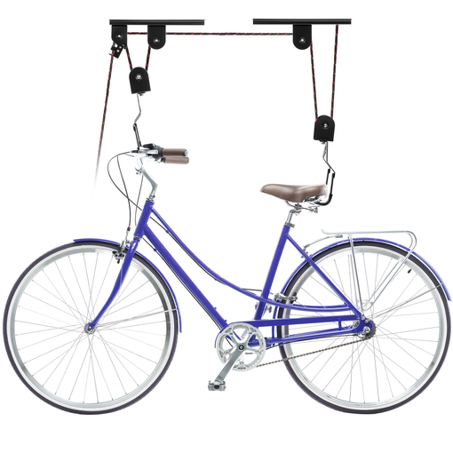 Primematik - Soporte Para Colgar Bicicletas Del Techo Mediante Poleas Y  Cuerdas Bj03300 con Ofertas en Carrefour