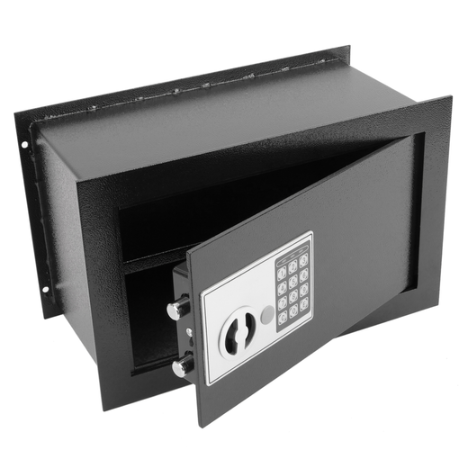 Primematik - Caja Fuerte De Seguridad Empotrada Con Código Electrónico  Digital 40x20x25cm Negra By08100 con Ofertas en Carrefour