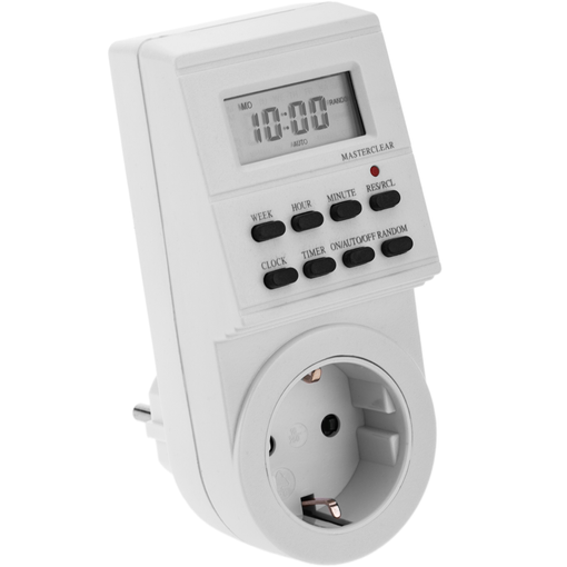 Timer Digital Temporizador Enchufe 220v Programable Electrico De