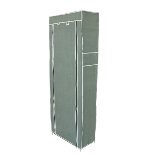 Primematik - Armario Ropero Guardarropa De Tela Desmontable 70 X 45 X 155  Cm Gris Dx00300 con Ofertas en Carrefour