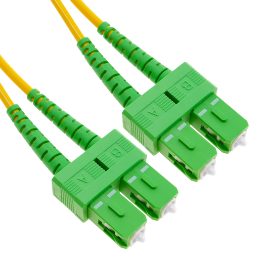 Cable de fibra óptica SC/APC monomodo simplex G657A2 9/125 de 20 m OS2 -  Cablematic