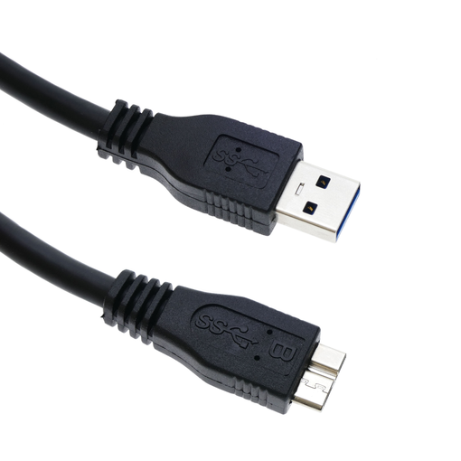Cable micro USB 3.0 tipo B macho a USB tipo A macho