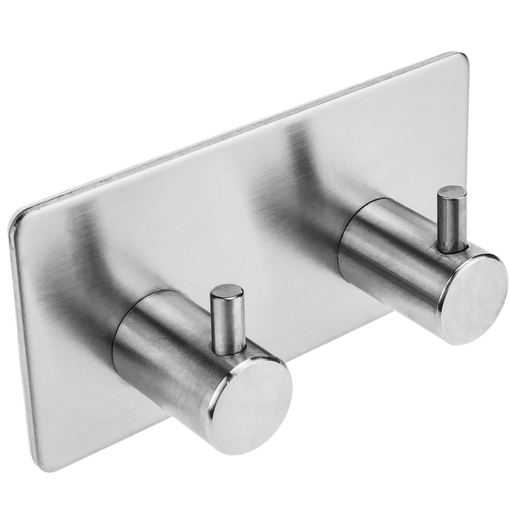 Primematik - Perchero De Pared De Acero Inoxidable. Colgador De Ropa Y  Toallero Con 1 Gancho Inclinado 4-pack Ip08400 con Ofertas en Carrefour