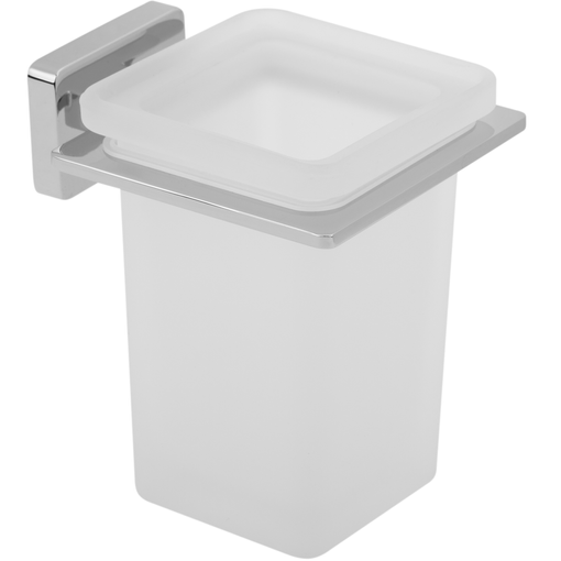 Primematik - Vaso 75x75 Mm Porta Cepillo De Dientes Con Soporte Porta Vaso  De Pared Modelo Ever Ks37800 con Ofertas en Carrefour