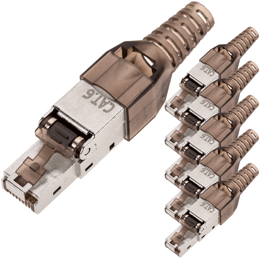 Conector RJ45 Macho UTP CAT 6 23 AWG 100 unidades