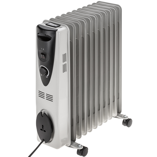 Radiador de aceite 2500W con termostato regulable GSC