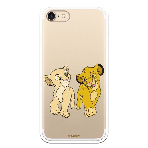 Funda para Nothing Phone 1 Oficial de Disney Simba y Nala Silueta - El Rey  León