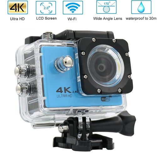 Action Cam Pro Wireless 4k Klack® Camara Con Mando - Azul con Ofertas en  Carrefour