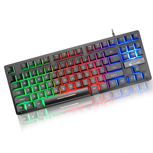 Teclado Gaming Con Cable Usb Gamer Retroiluminado Klack con Ofertas en  Carrefour