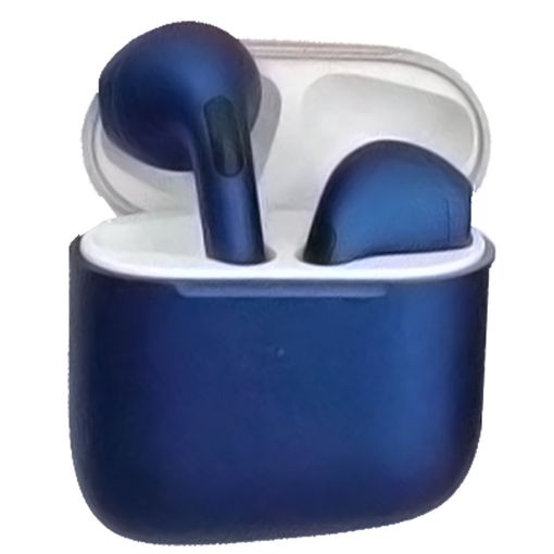 Auriculares inalámbricos Bluetooth azules, auriculares deportivos
