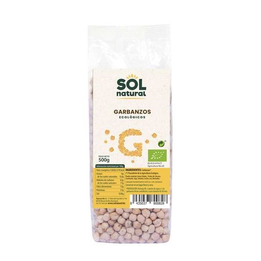 Garbanzos Bio 500 G Sol Natural con Ofertas en Carrefour