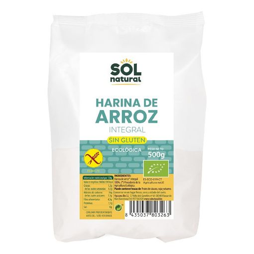 Comprar Solnatural - Harina de avena integral sin gluten Bio 500g