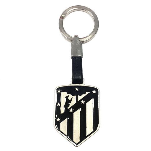 LLAVERO PLATEADO ESCUDO ATLETICO DE MADRID 