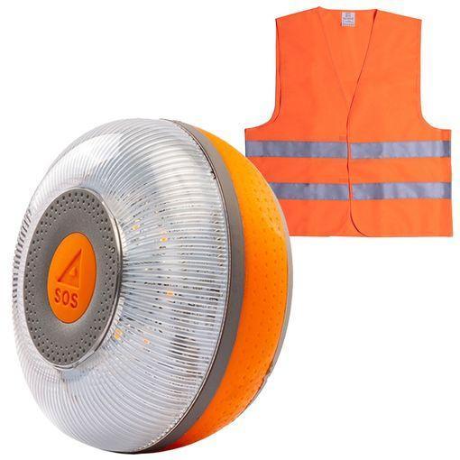 Flashled Sos Luz De Emergencia V16 Conectada Homologada, Autorizada Por La  Dgt, Con Tarjeta Sim Y Servicio De Datos Incluido Y Garantizado Hasta 2038  con Ofertas en Carrefour