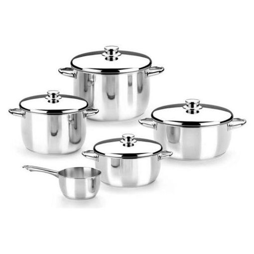 Batería De Cocina Monix M450066 Acero Inoxidable 18/10 con Ofertas