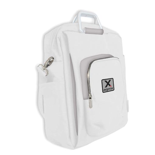 Mochila Approx Para Portatiles Hasta 15.6 - Blanco Y Gris con